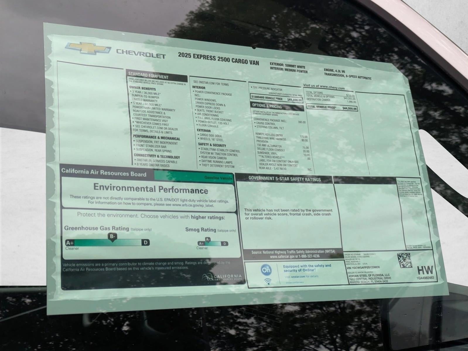 2025 Chevrolet Express Cargo Base