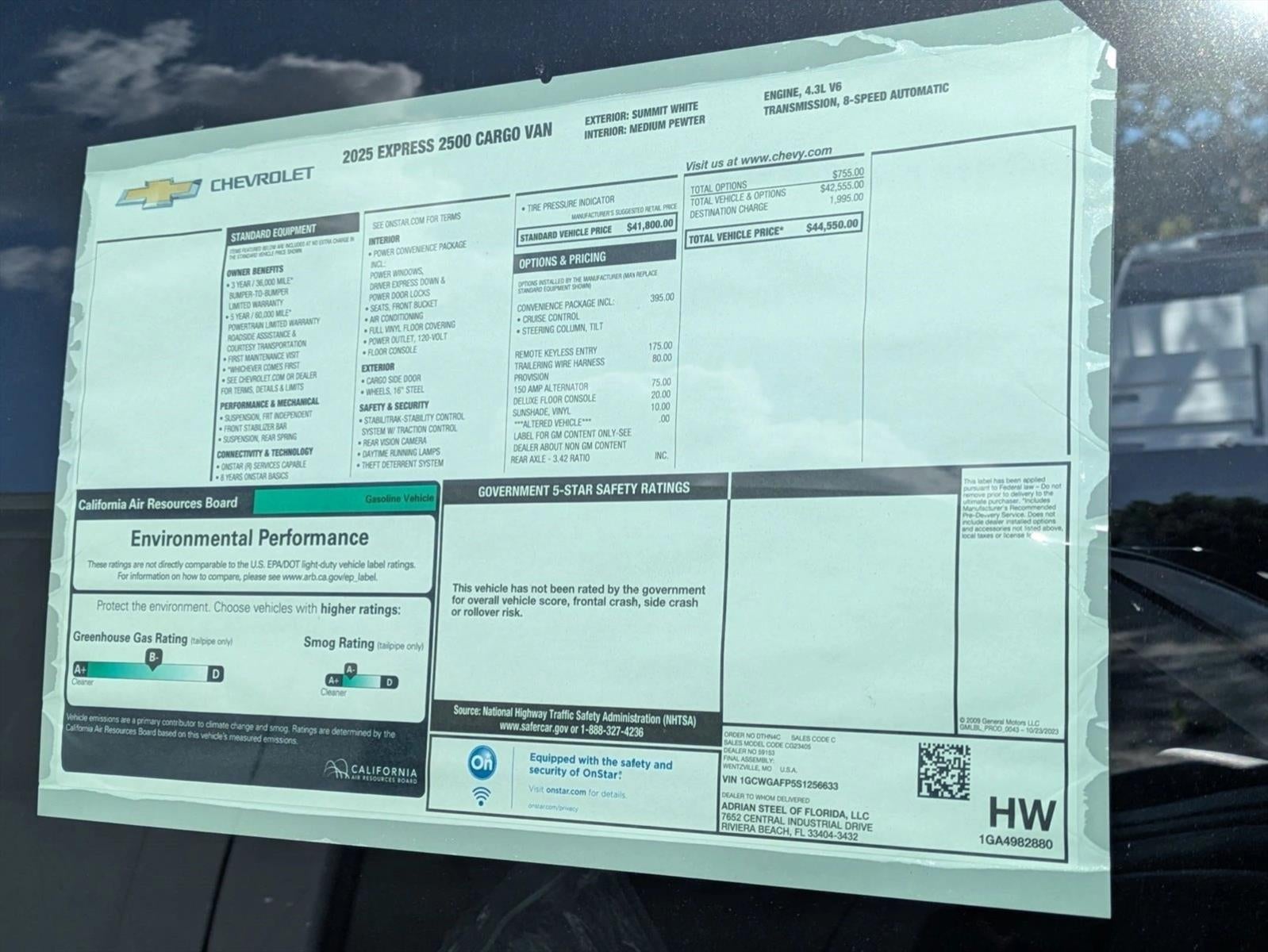 2025 Chevrolet Express Cargo Base