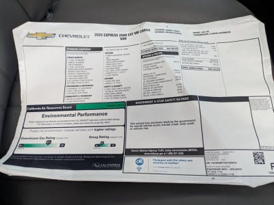 2025 Chevrolet Express Cargo 2500 Base