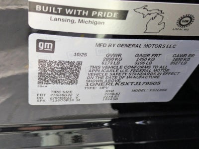 2026 Chevrolet Traverse RS