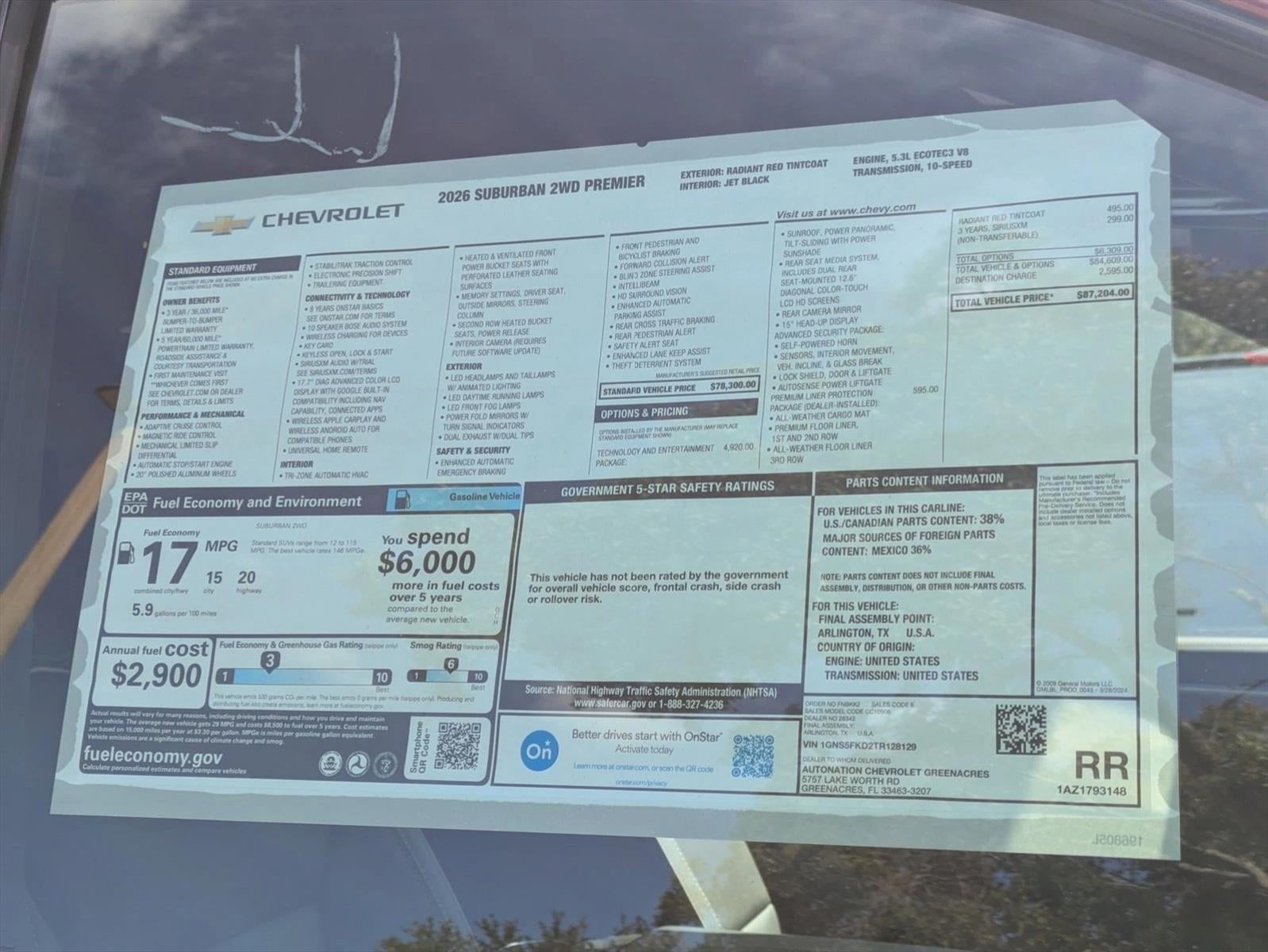 2026 Chevrolet Suburban Premier