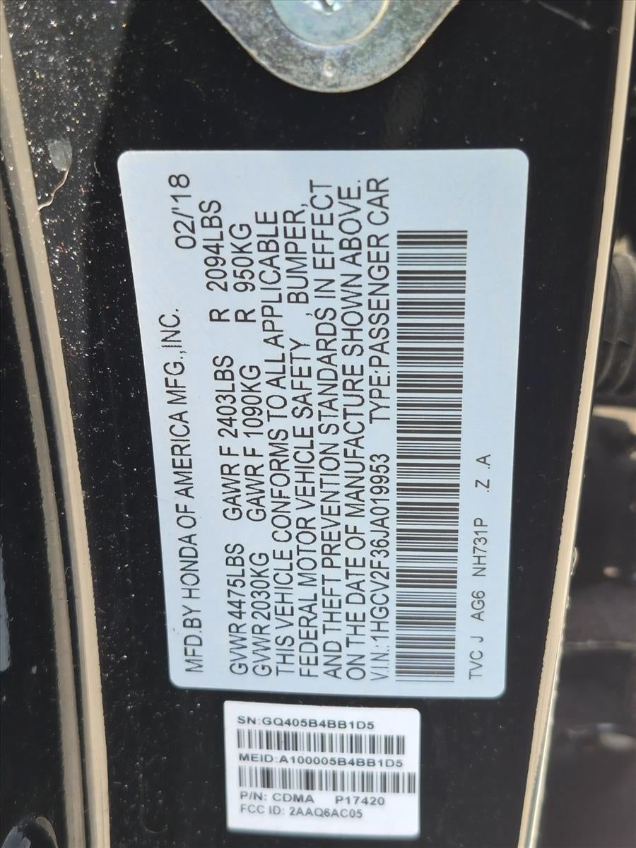 2018 Honda Accord Sport 2.0T