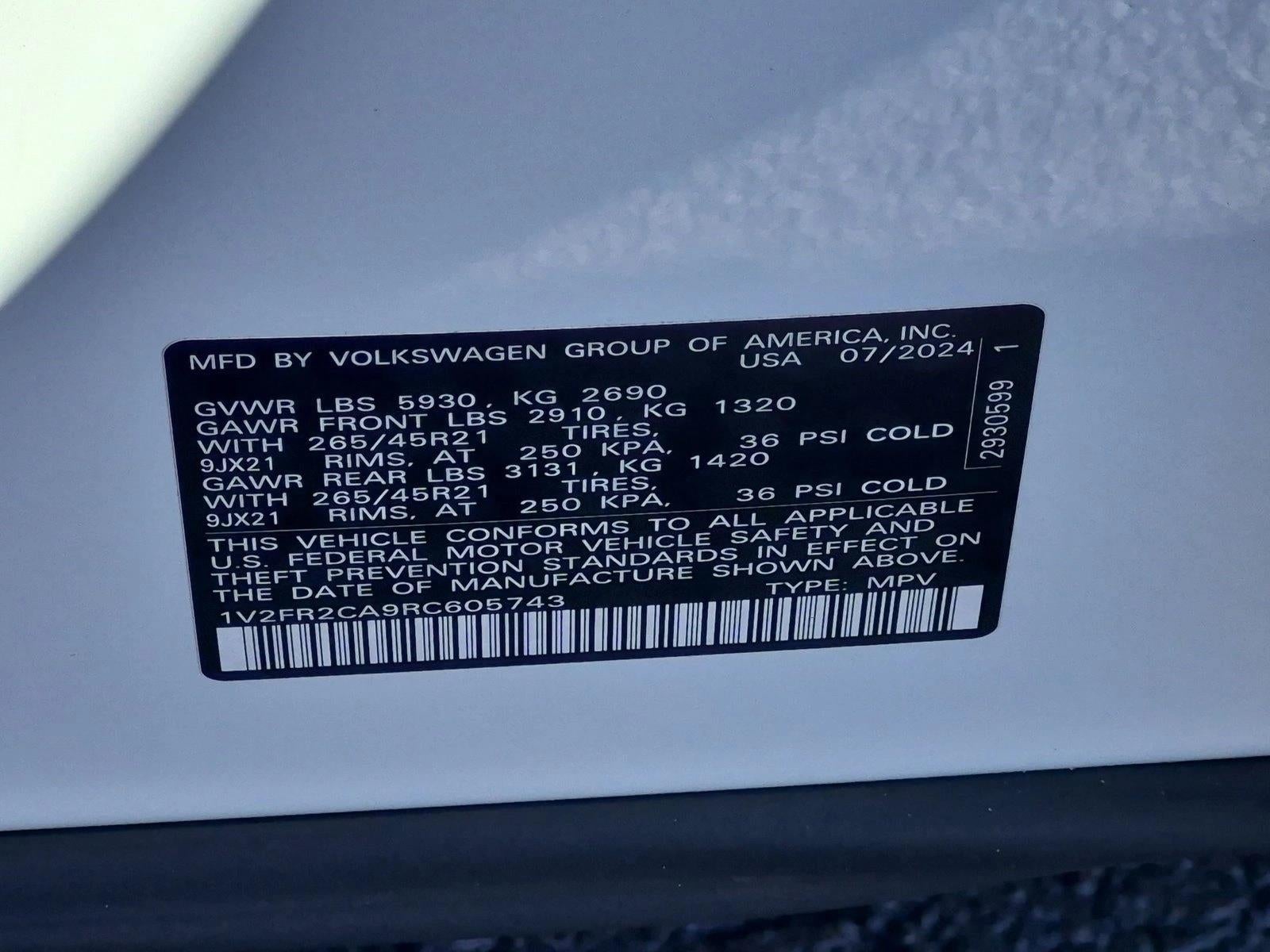 2024 Volkswagen Atlas 2.0T SEL Premium R-Line