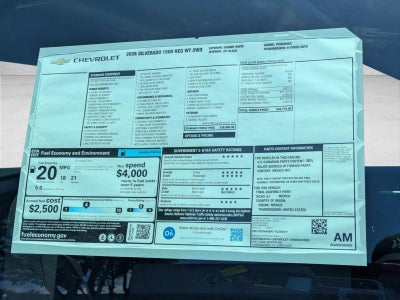 2026 Chevrolet Silverado 1500 WT