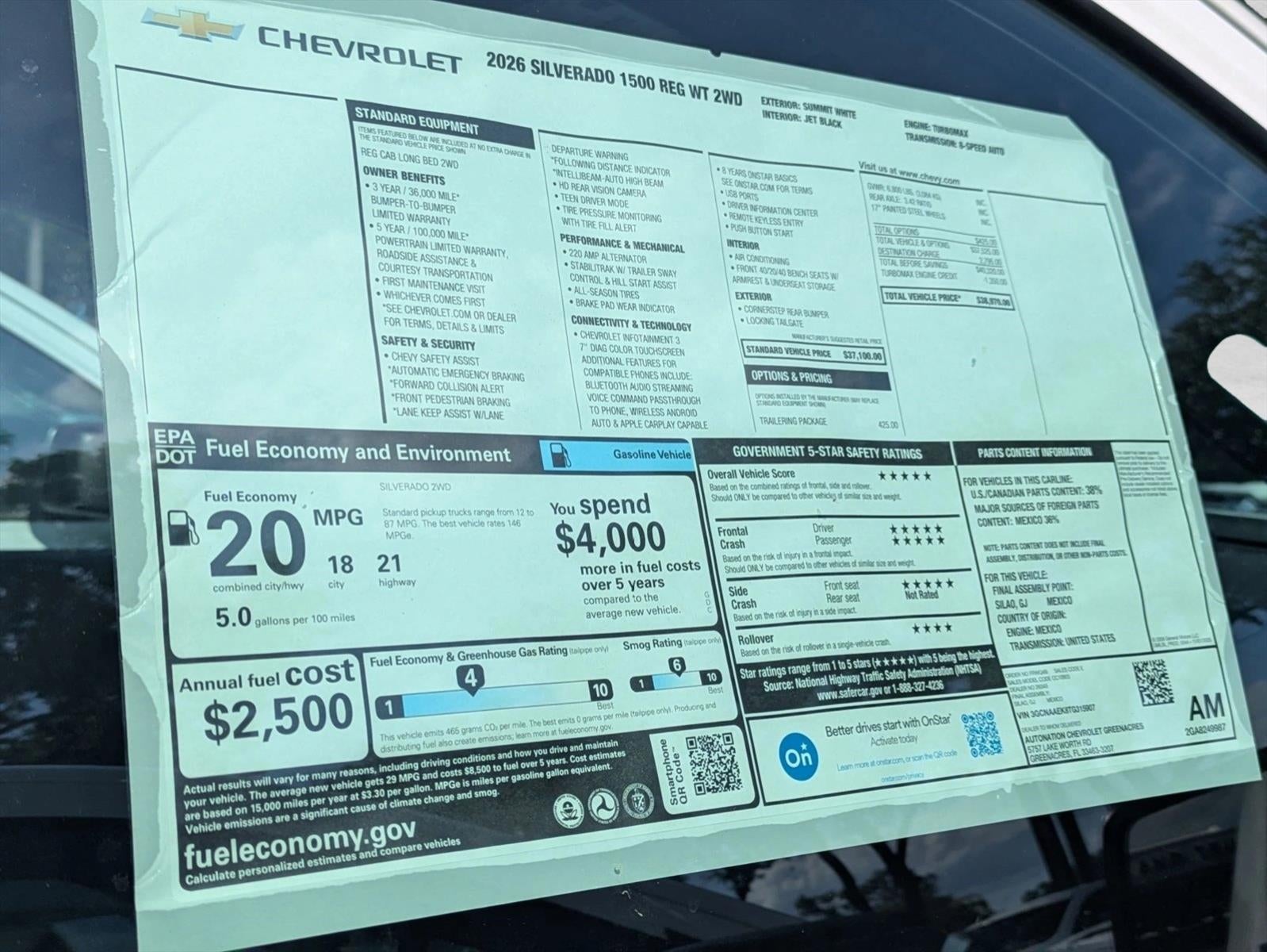 2026 Chevrolet Silverado 1500 WT