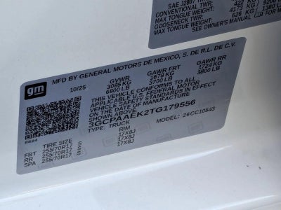 2026 Chevrolet Silverado 1500 WT