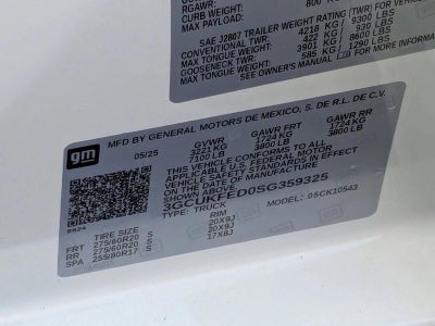 2025 Chevrolet Silverado 1500 LT Trail Boss