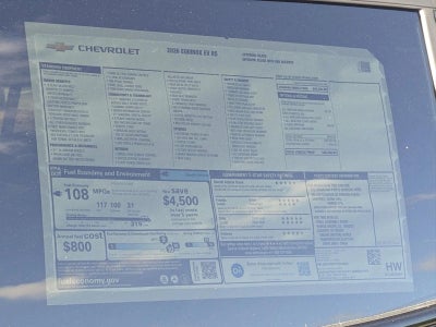 2026 Chevrolet Equinox EV RS