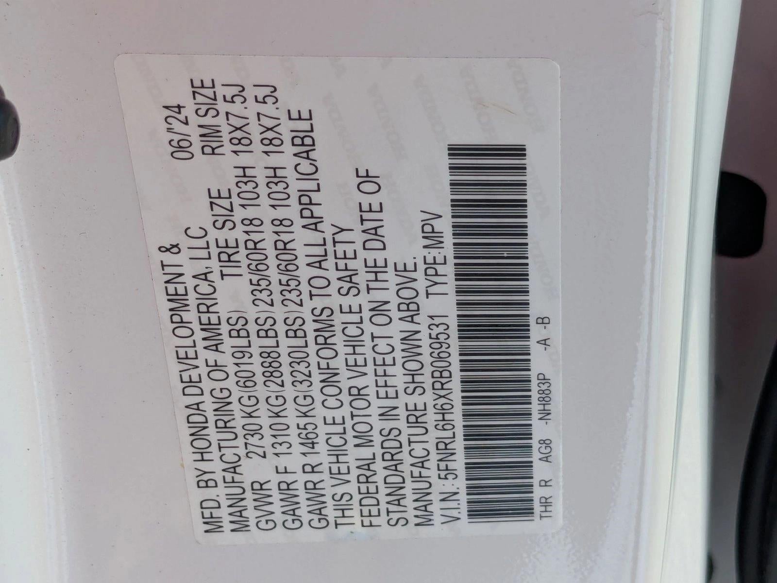 2024 Honda Odyssey EX-L