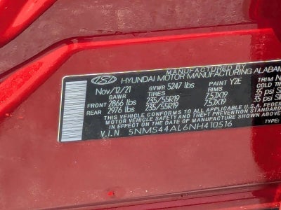 2022 Hyundai Santa Fe Limited