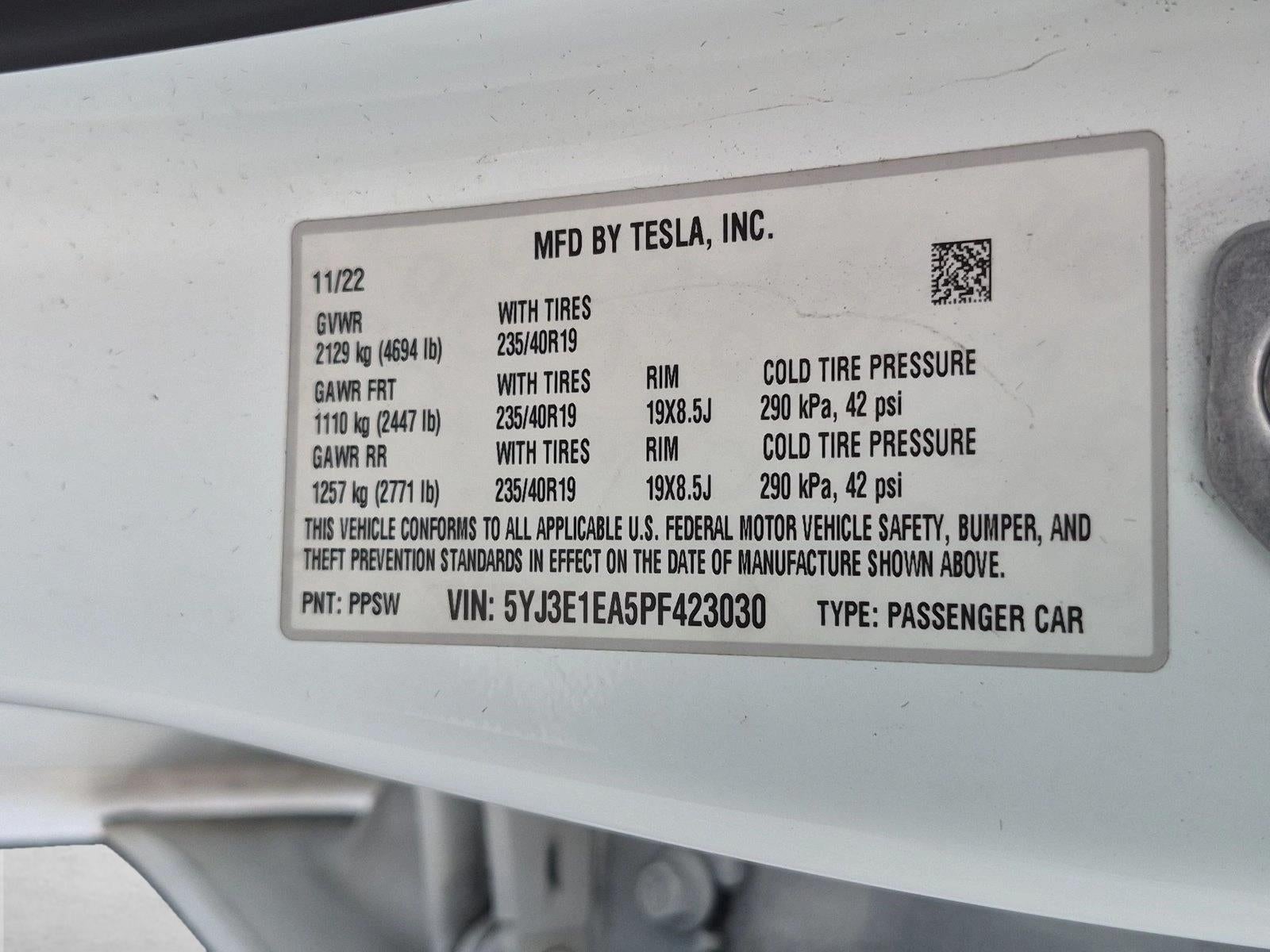 2023 Tesla Model 3 Base