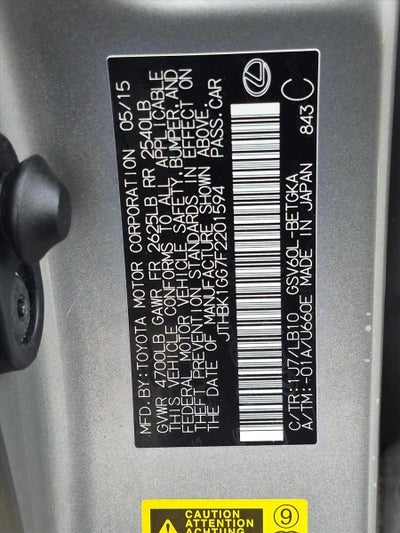 2015 Lexus ES 350 