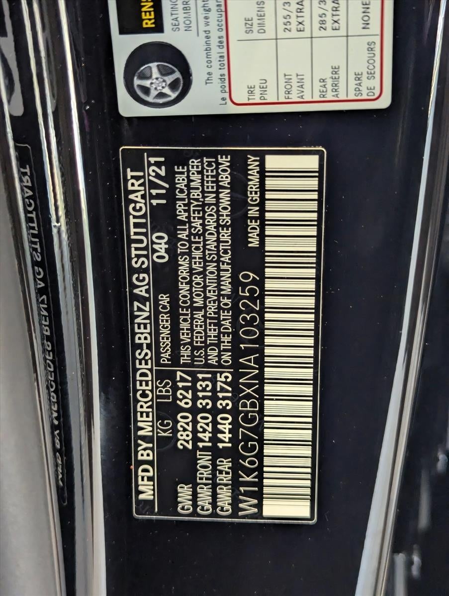 2022 Mercedes-Benz S-Class S 580