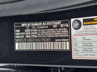 2017 Mercedes-Benz E 300 E 300 Luxury