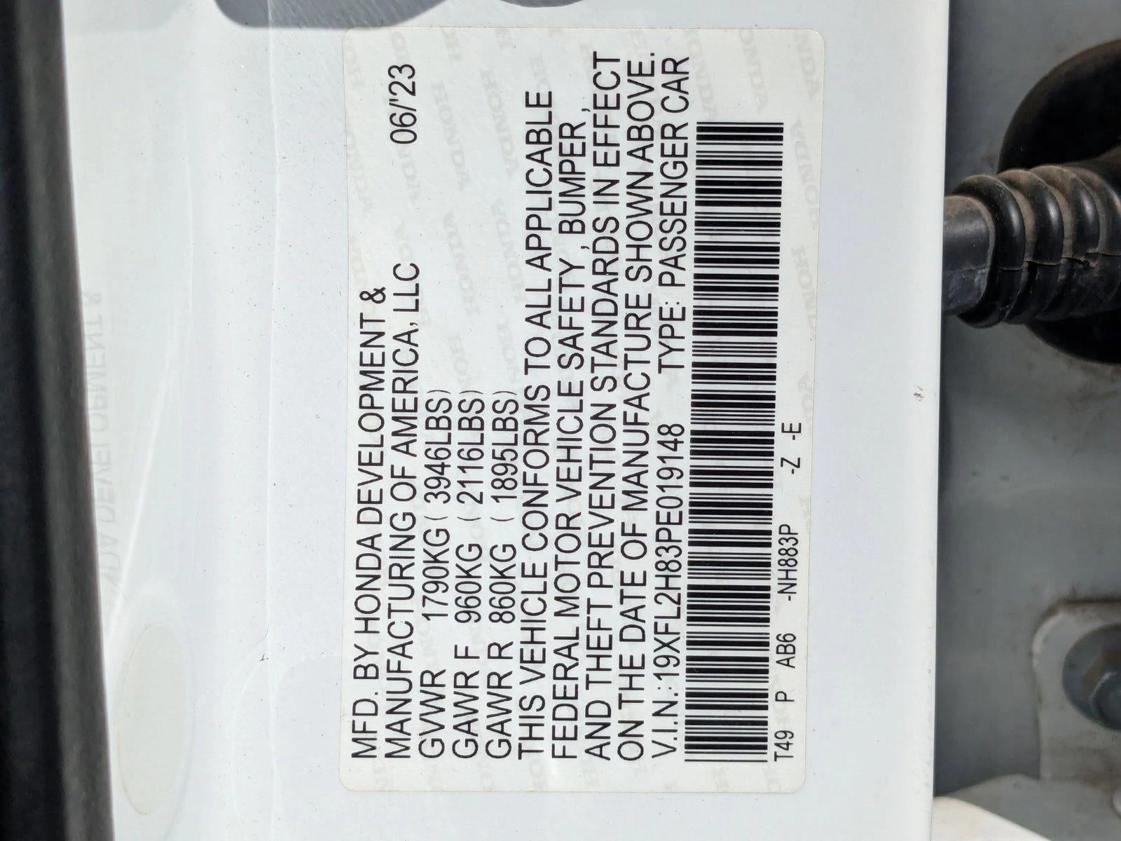 2023 Honda Civic Hatchback Sport CVT