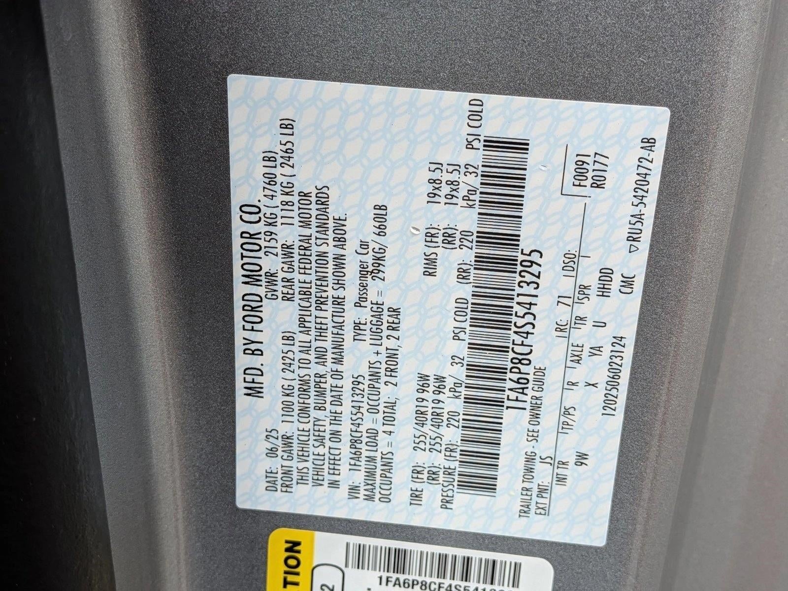 2025 Ford Mustang GT Premium Fastback