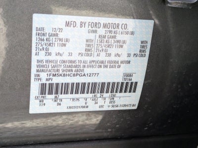 2023 Ford Explorer Platinum 4WD