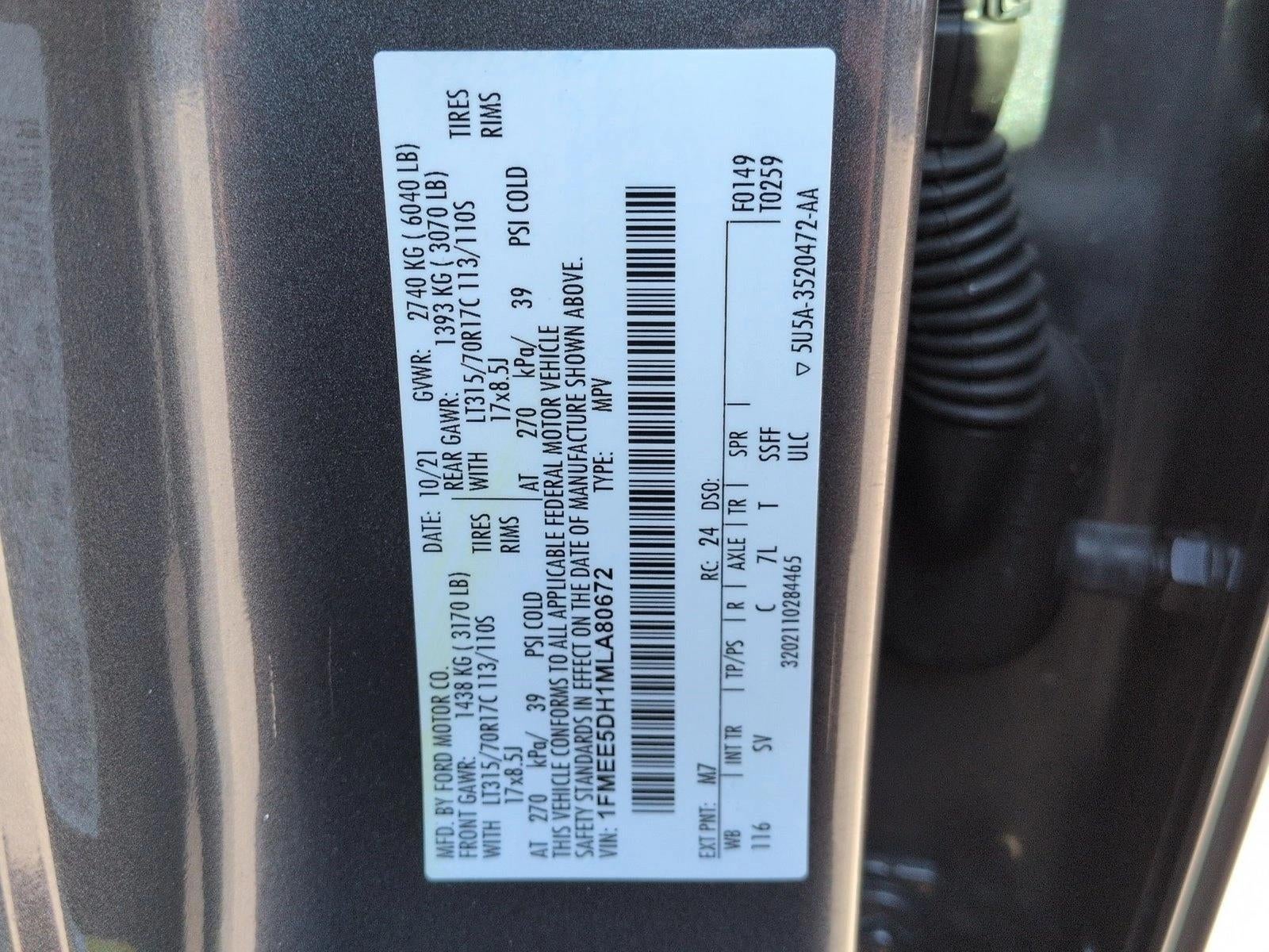 2021 Ford Bronco Black Diamond 4 Door Advanced 4x4