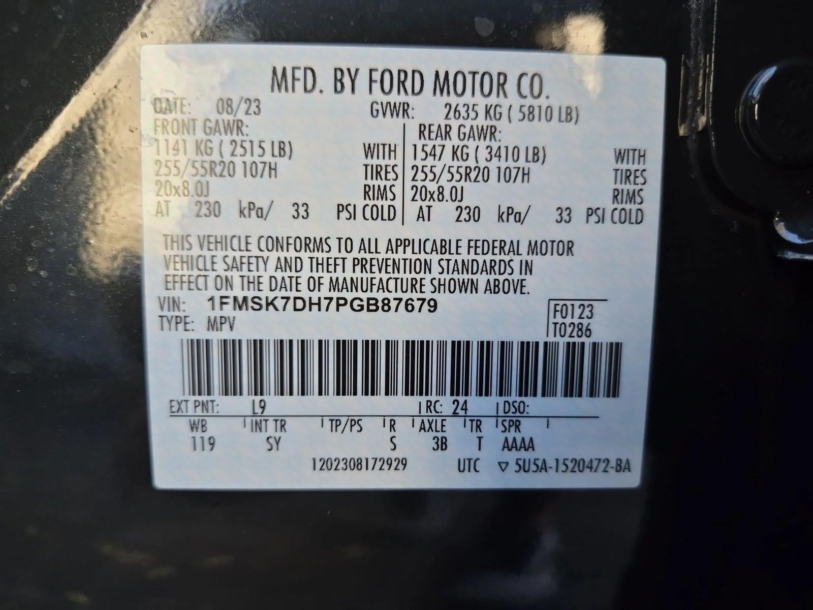 2023 Ford Explorer XLT RWD