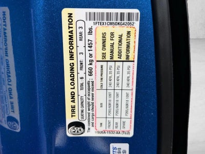 2013 Ford F-150 2WD SuperCab 6-1/2 Ft Box XLT