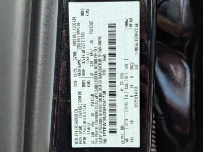 2025 Ford F-150 Raptor 4WD SuperCrew 5.5' Box