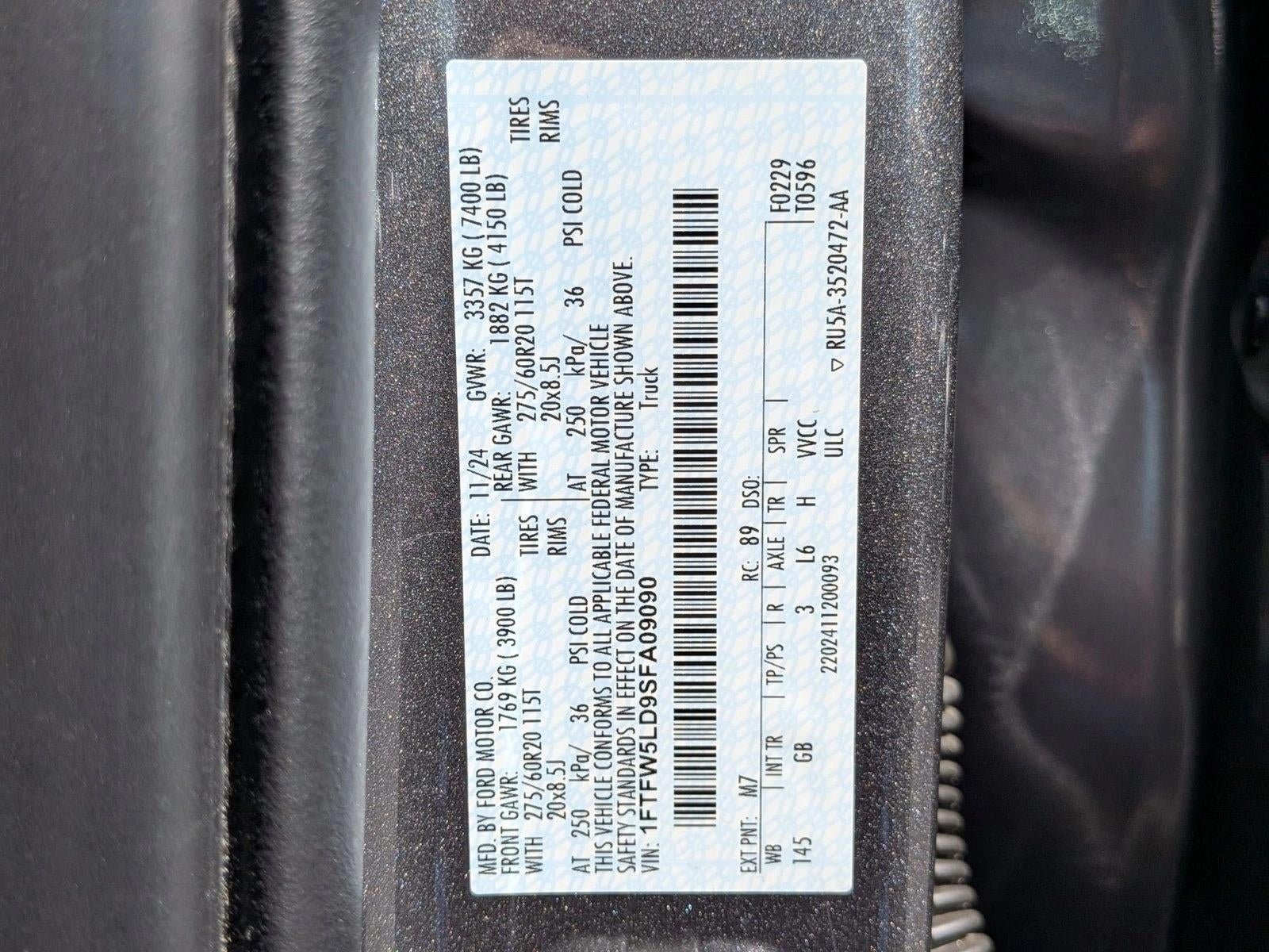 2025 Ford F-150 LARIAT 4WD SuperCrew 5.5' Box
