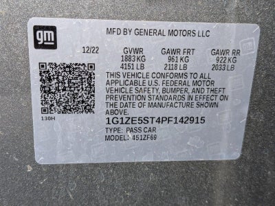 2023 Chevrolet Malibu 4dr Sdn 2LT