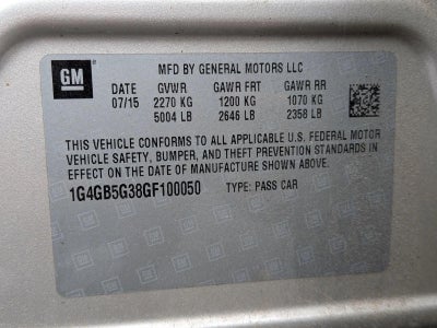 2016 Buick LaCrosse FWD Leather