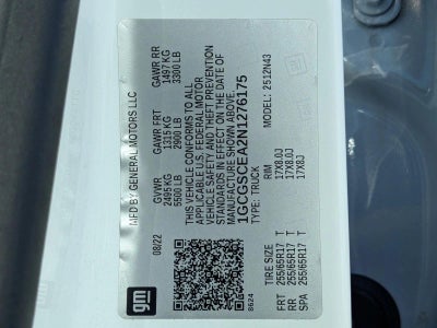 2022 Chevrolet Colorado Crew Cab Short Box 2-Wheel Drive LT