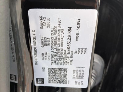 2025 Chevrolet Colorado Crew Cab Short Box 4-Wheel Drive Trail Boss