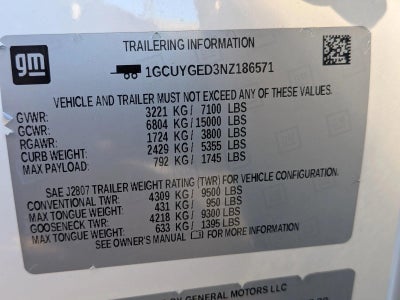 2022 Chevrolet Silverado 1500 LTD Crew Cab Short Box 4-Wheel Drive LTZ