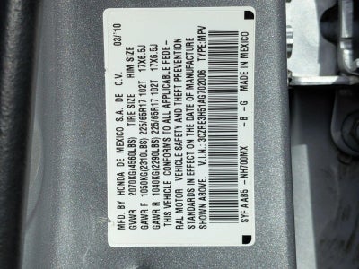 2010 Honda CR-V EX 2WD