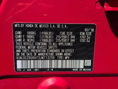 2018 Honda HR-V EX-L Navi AWD CVT