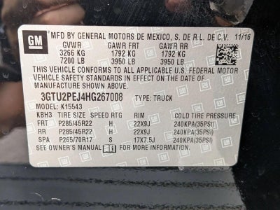 2017 GMC Sierra 1500 Crew Cab Short Box 4-Wheel Drive Denali