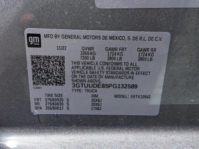 2023 GMC Sierra 1500 Crew Cab Short Box 4-Wheel Drive SLT