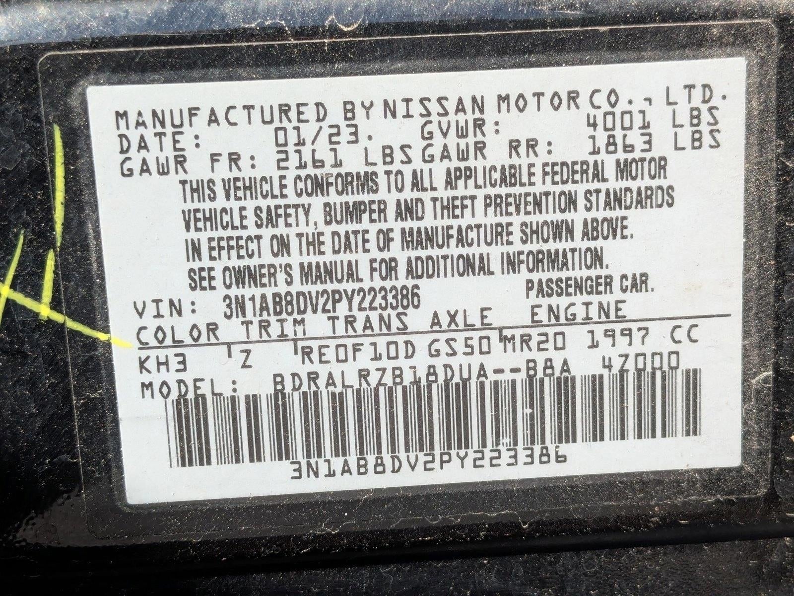 2023 Nissan Sentra SR CVT