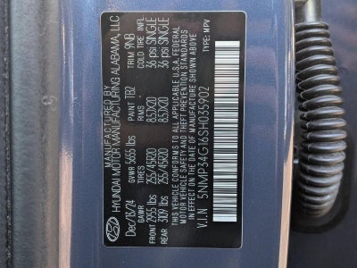 2025 Hyundai SANTA FE Hybrid Limited FWD