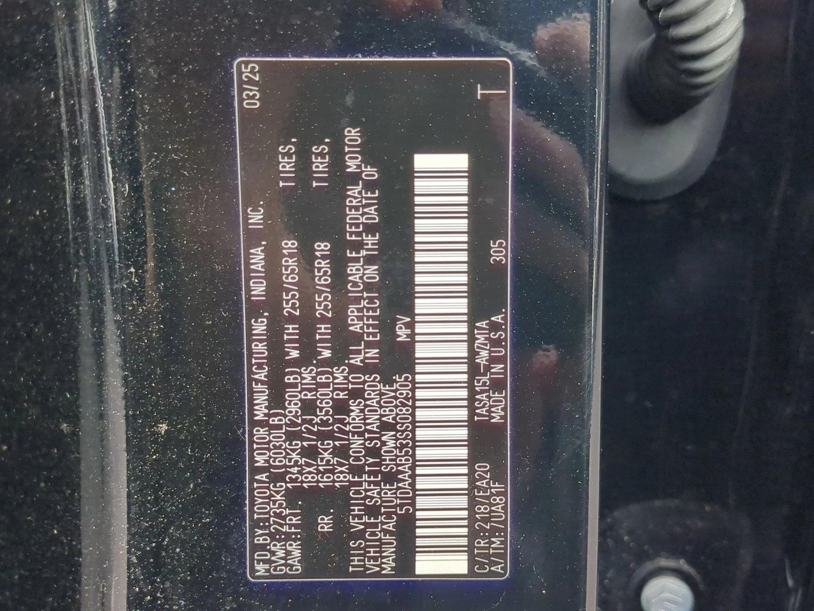 2025 Toyota Grand Highlander XLE AWD (Natl)