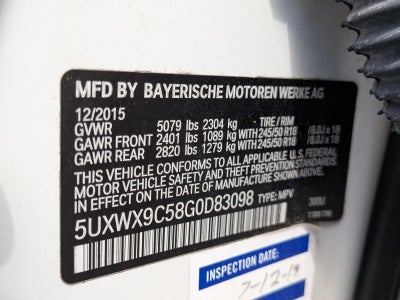 2016 BMW X3 xDrive28i AWD 4dr SAV