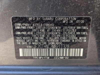 2021 Subaru Crosstrek Limited CVT