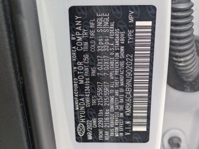 2022 Hyundai KONA SEL Auto AWD