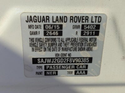 2015 Jaguar XJ 4dr Sdn XJL Portfolio AWD