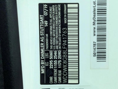 2020 Mercedes-Benz C-Class AMG® C 63 Cabriolet