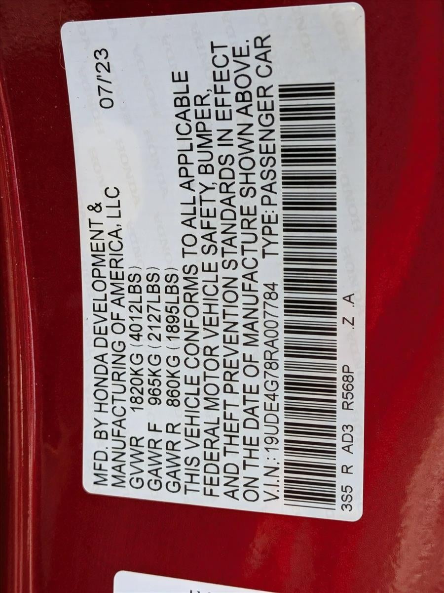 2024 Acura Integra Manual w/A-Spec Technology Package