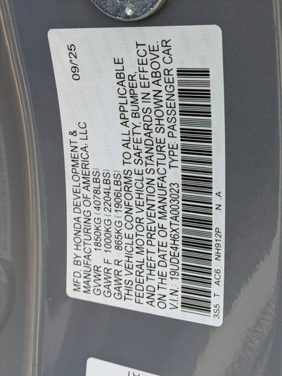 2026 Acura Integra CVT w/A-Spec Technology Package