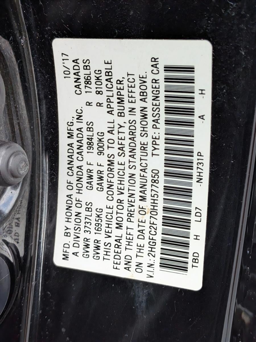 2017 Honda Civic Sedan EX CVT