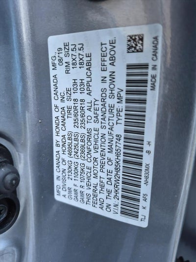 2019 Honda CR-V EX-L AWD