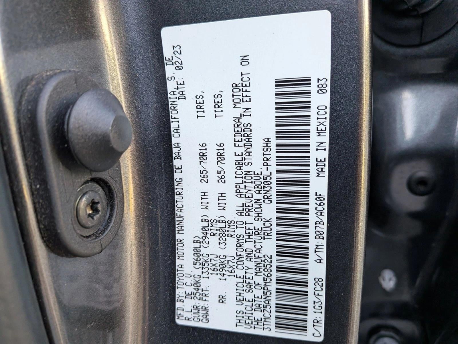 2023 Toyota Tacoma 4WD 4WD Trail Edition Double Cab 5' Bed V6 AT (Natl)