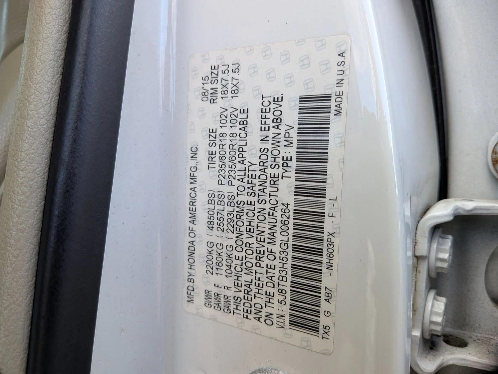 2016 Acura RDX FWD with Technology Package