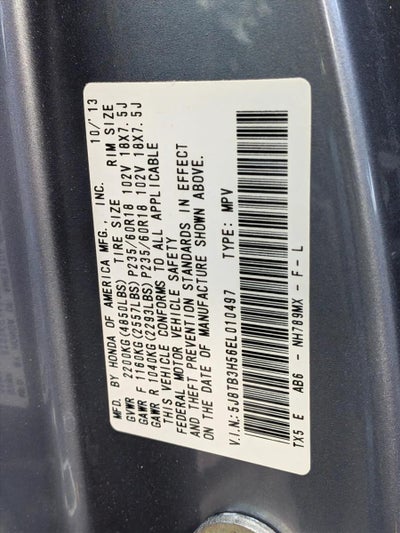 2014 Acura RDX FWD with Technology Package